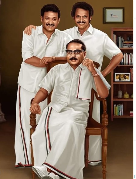 அன்பில் பொய்யாமொழி, அன்பில் தர்மலிங்கம் மற்றும் அன்பில் மகேஸ் பொய்யாமொழி