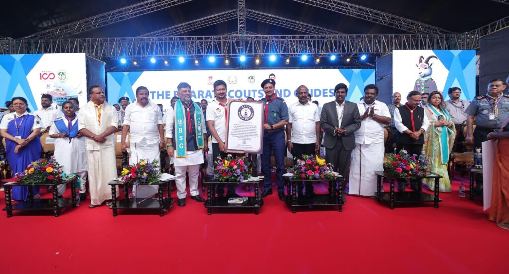 Deputy Chief Minister Udhaynidhi Stalin at inaugration of Jamboree 2025