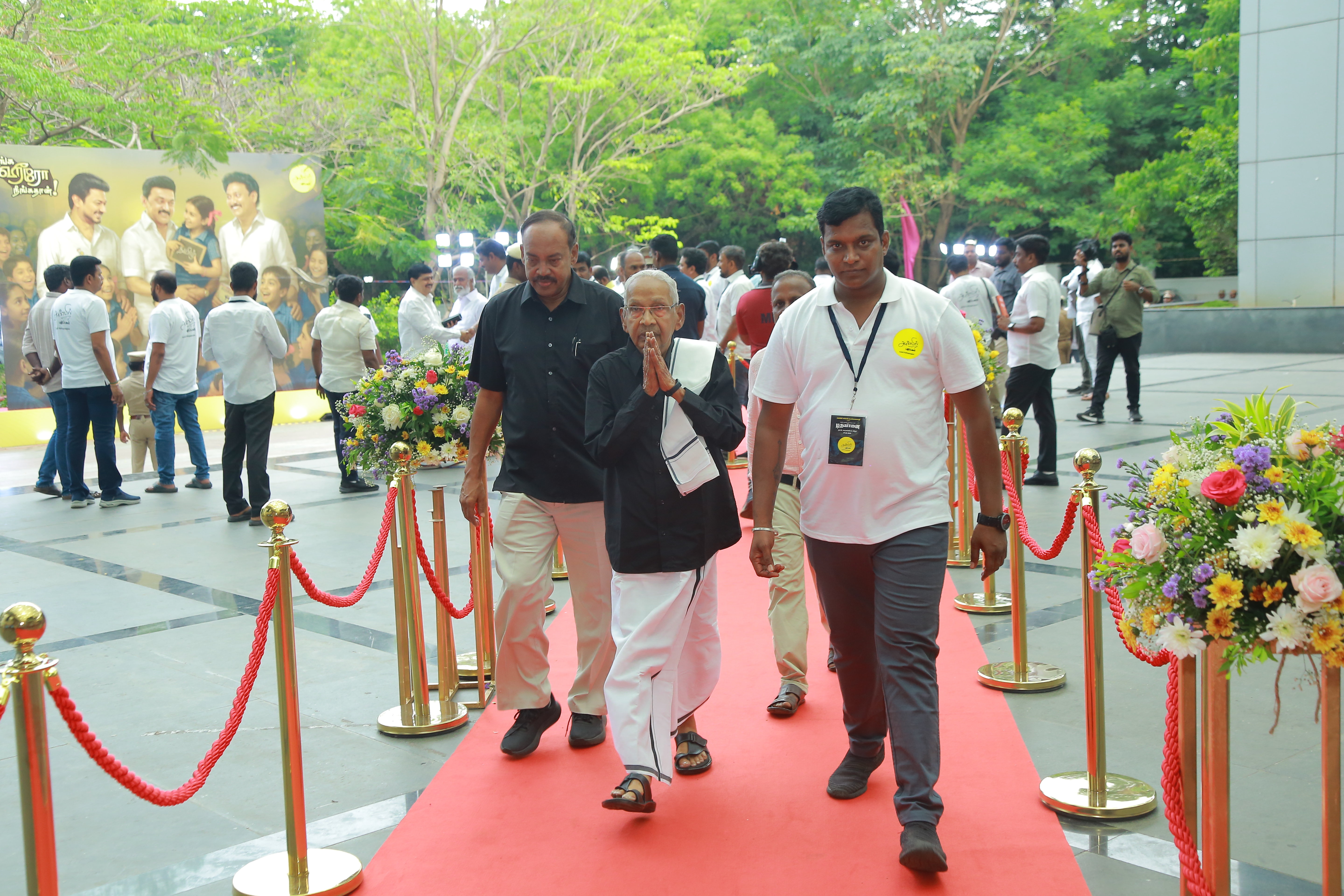 K. Veeramani, Leader Dravidar kazhagam entering the event