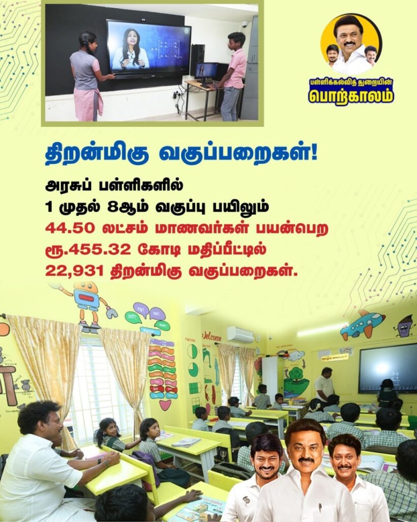 திறன்மிகு வகுப்பறைகள்!