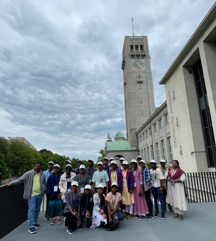 Tamil Nadu Government School students at Deutsches Museum during their Educational Tour to Germany