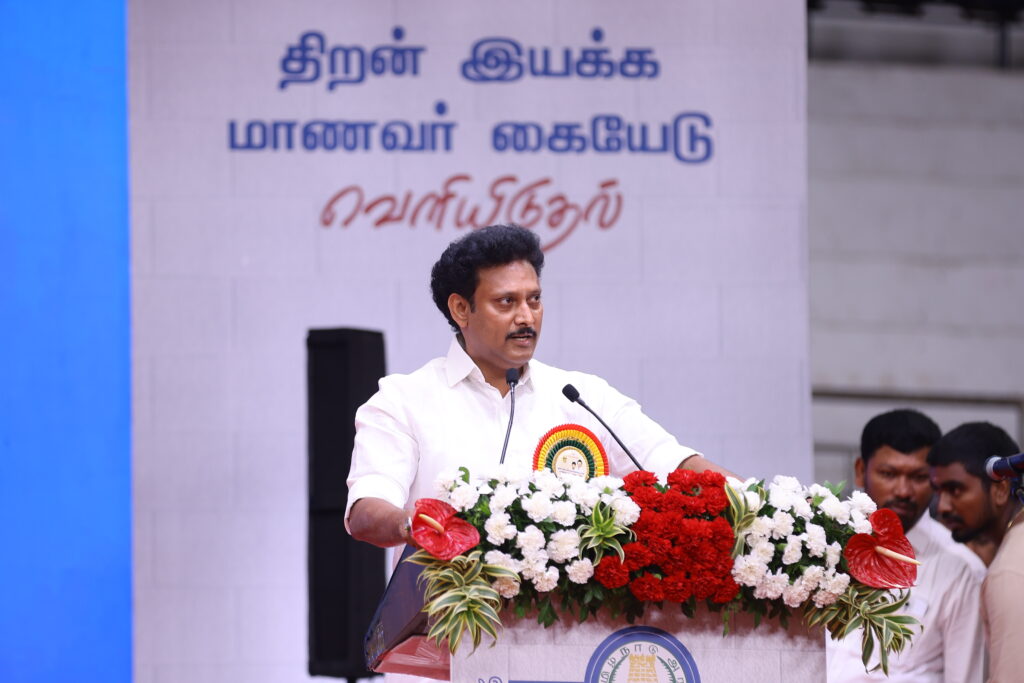 Anbil Mahesh Poyyamozhi deliveruy speech