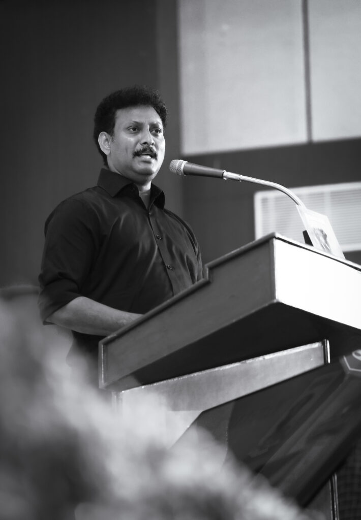 Anbil Mahesh Poyyamozhi speaking at the people's edition and ebook launch event of NEP2020- Madhayaanai at Periyar thidal