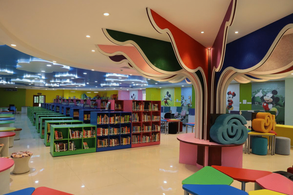 Kalaignar Library inside pic Madurai